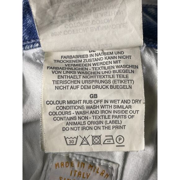 Closed Candiani Denim Jeans Made In Italy Women Size 24 C91404 Glow - Picture 6 of 13